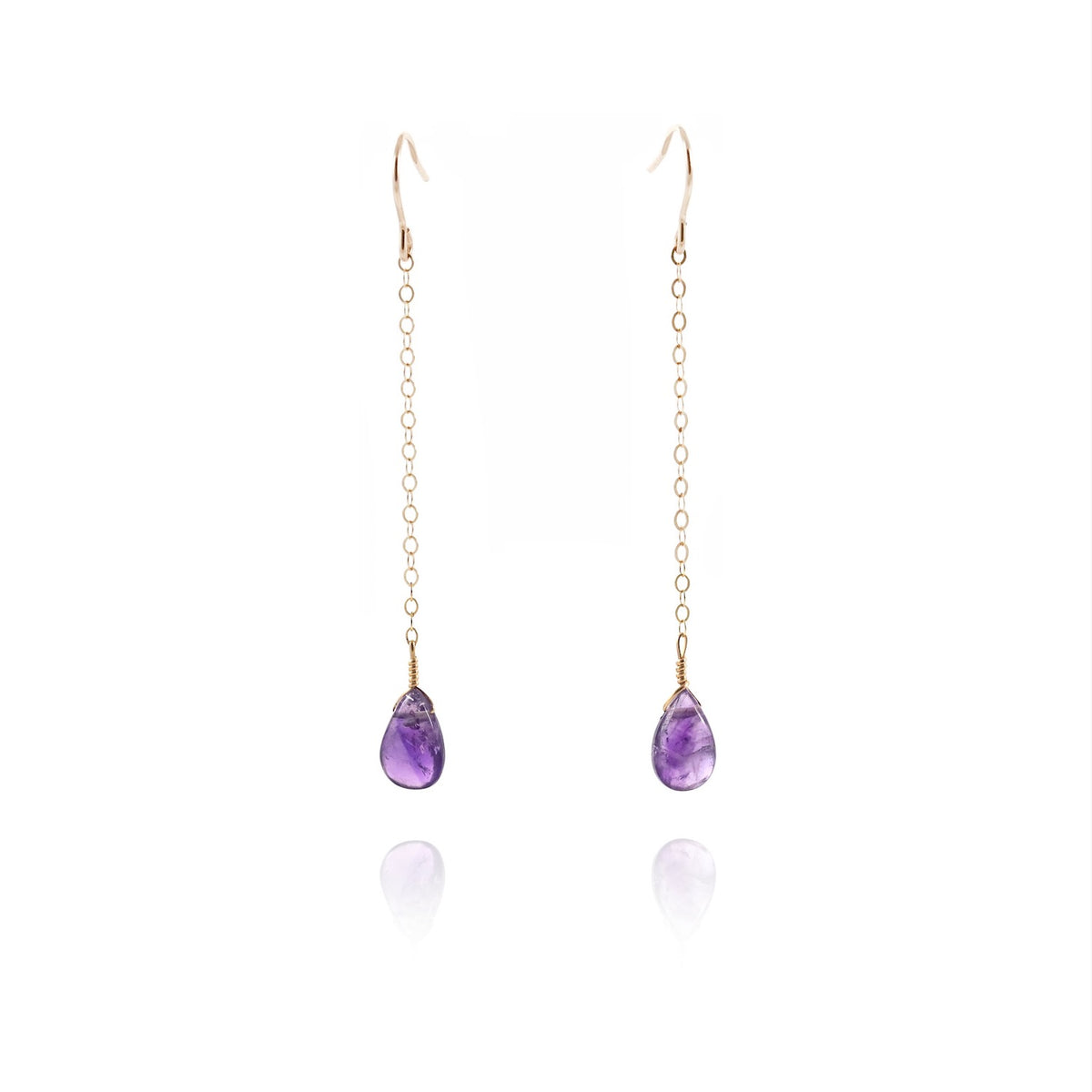 Amethyst Drop cheapest Earrings