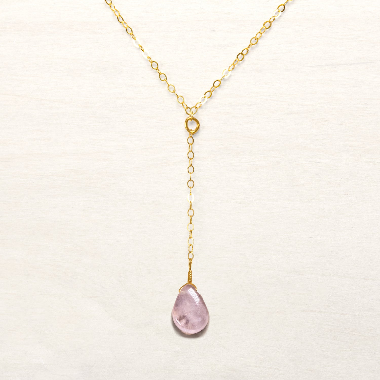 simple minimalist rose quartz necklace jewelry