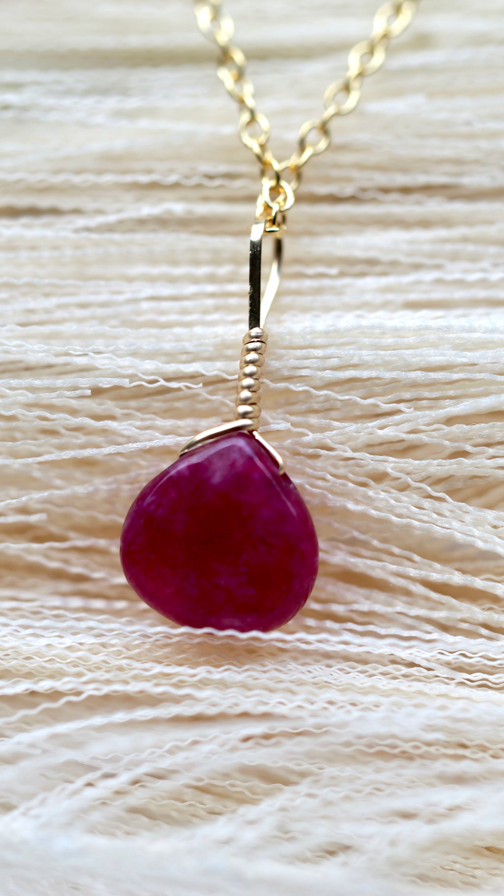 Ruby Simple Necklace