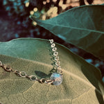 labradorite flashy gemstone choker necklace