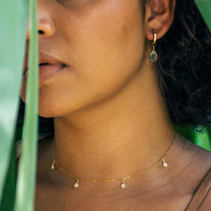 clear quartz statement necklace gemstone jewelry store