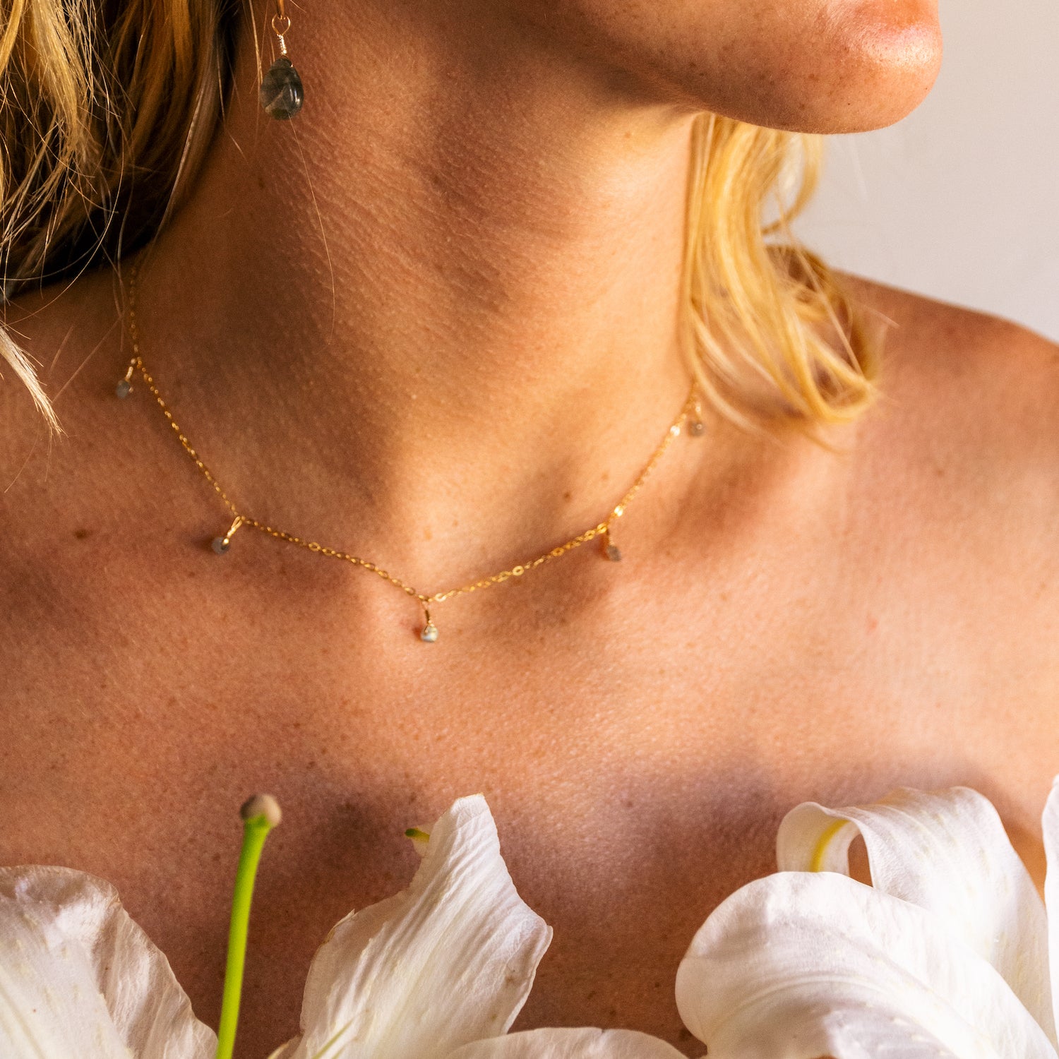 Labradorite Statement Necklace1