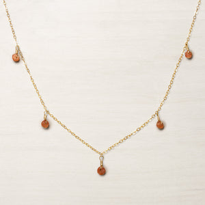 Sunstone Statement Necklace