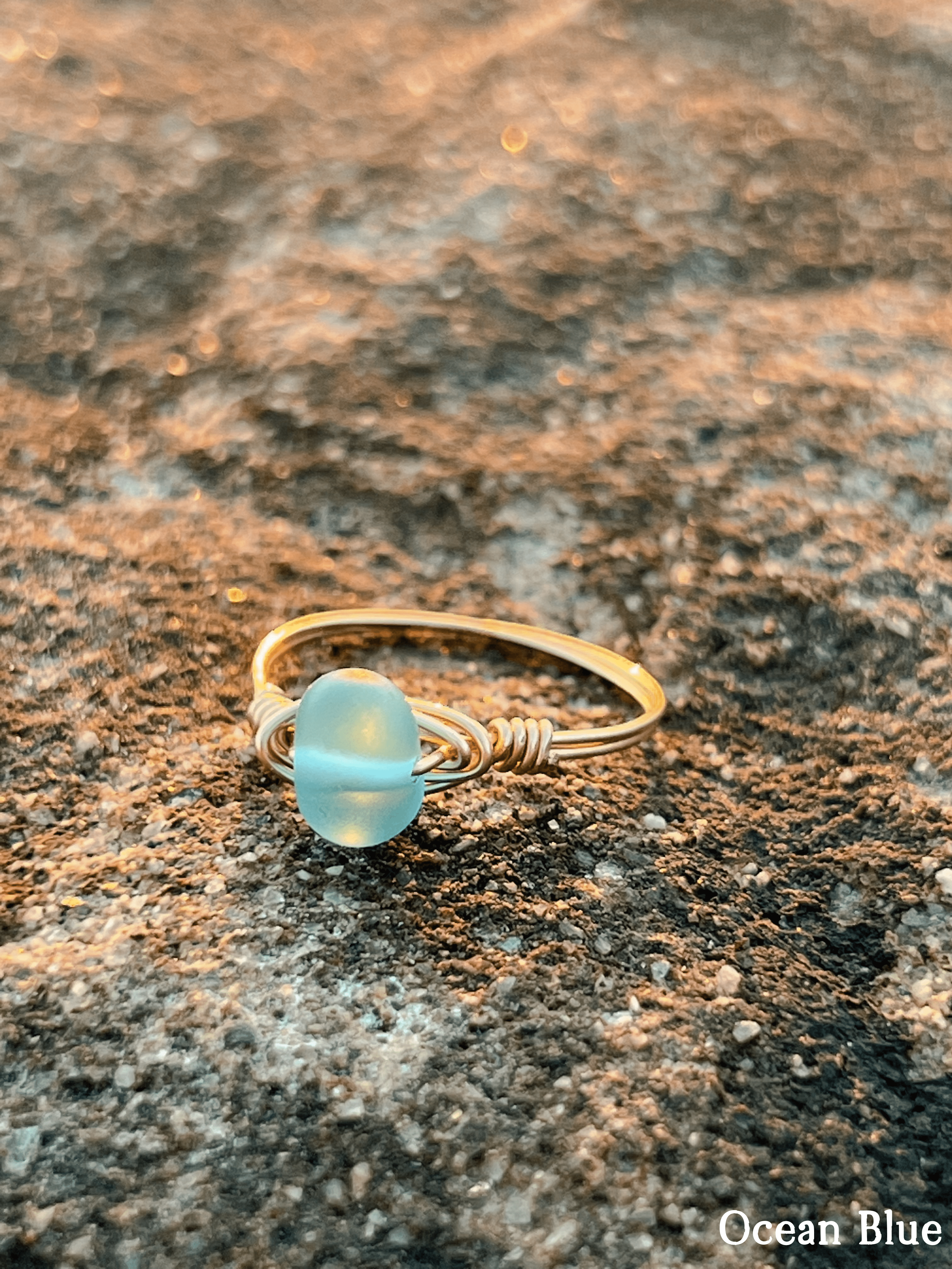Sea Glass Rings - Kindness Gems LLC