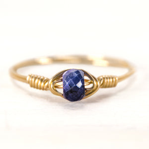 Sapphire Dainty Ring - Kindness Gems