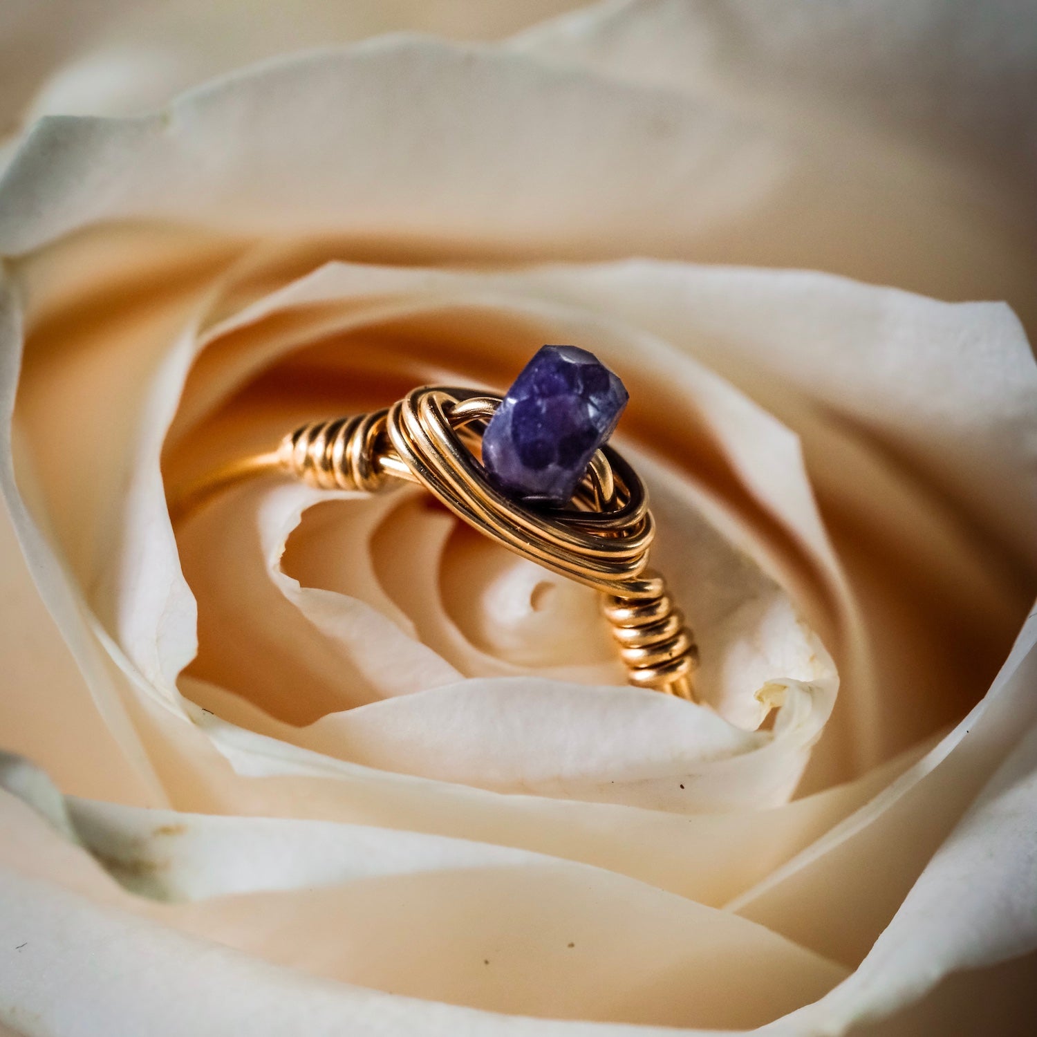 Sapphire Dainty Ring - Kindness Gems LLC