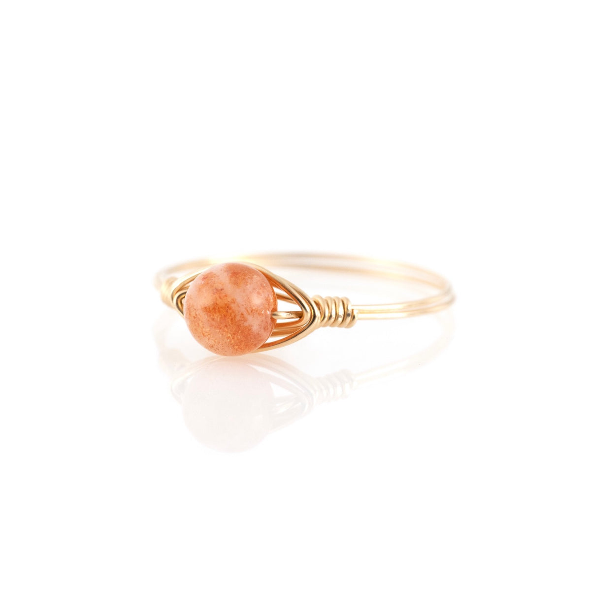 Sunstone Simple Ring